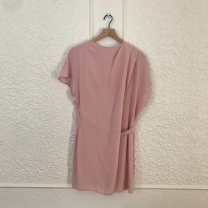 ASOS Draped Dress | Light Pink | Size 12